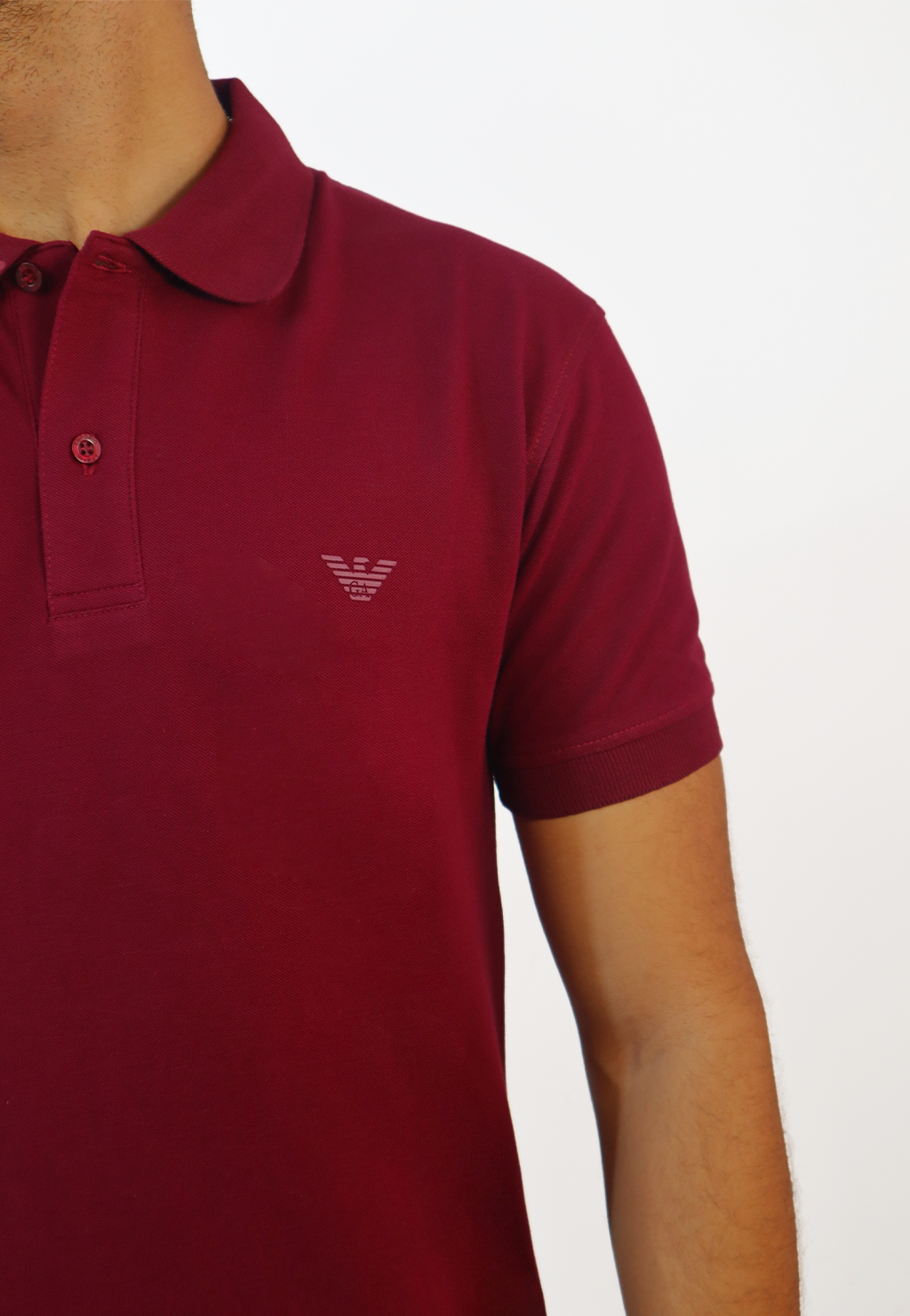ARMANI Polo Bordeaux