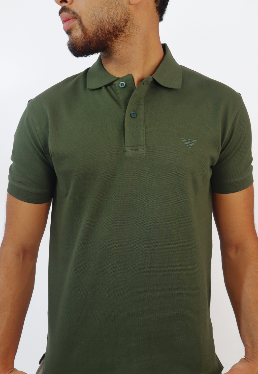 ARMANI Polo Vert Militaire