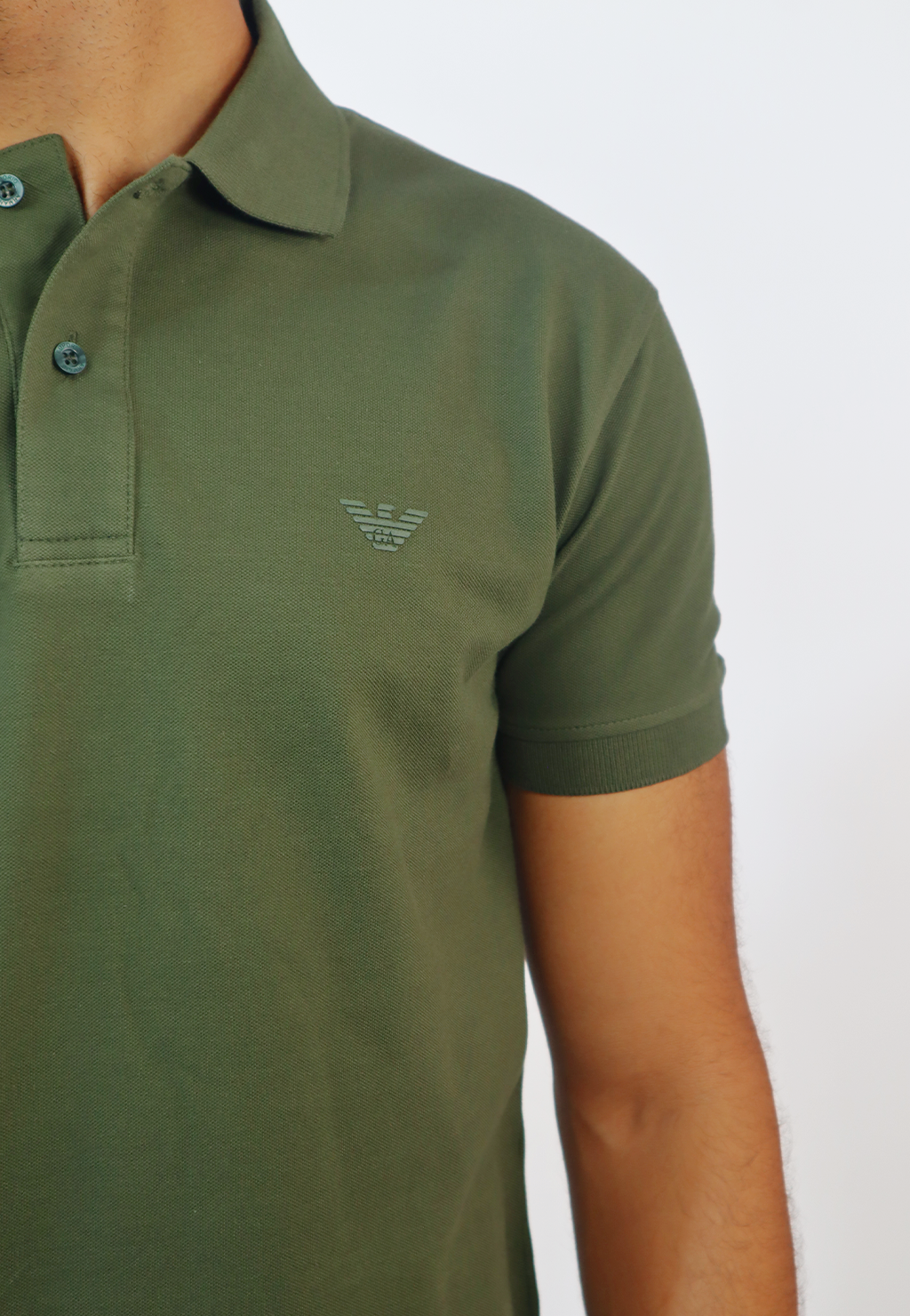 ARMANI Polo Vert Militaire
