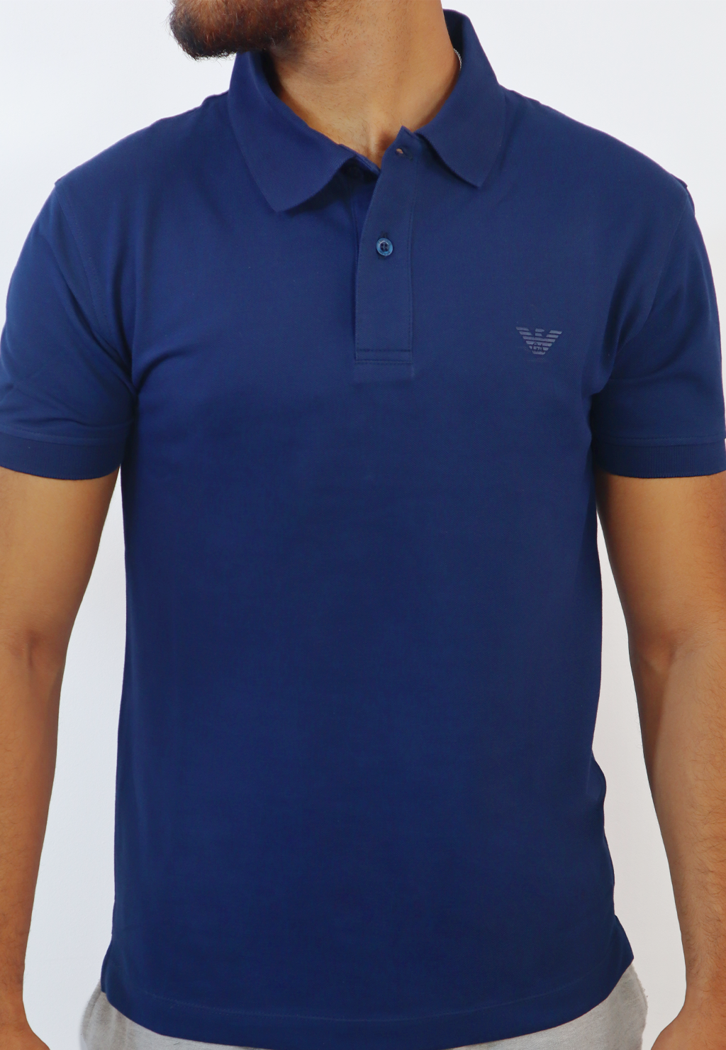 ARMANI Polo Bleu Nuit