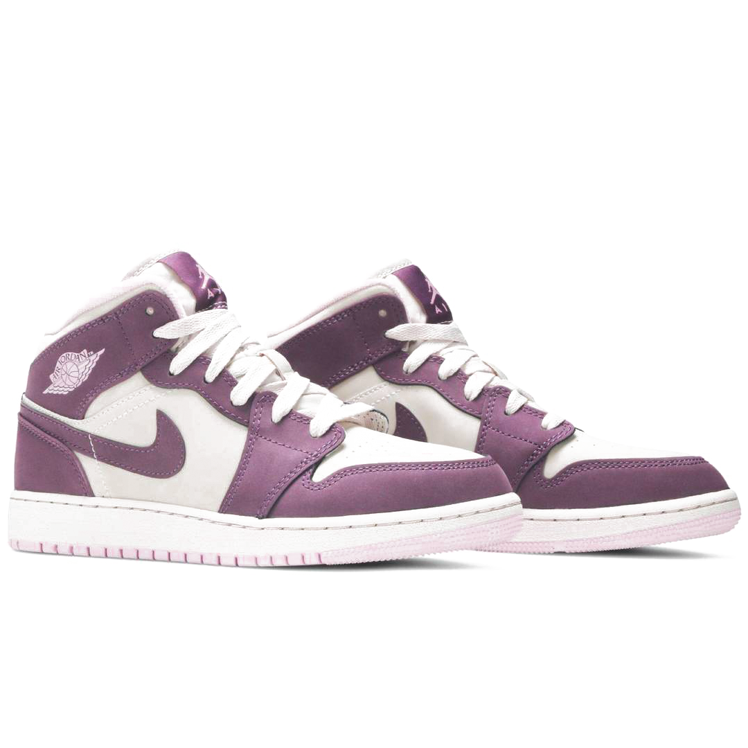 Air Jordan 1 mid Pro Purple Desert Sand