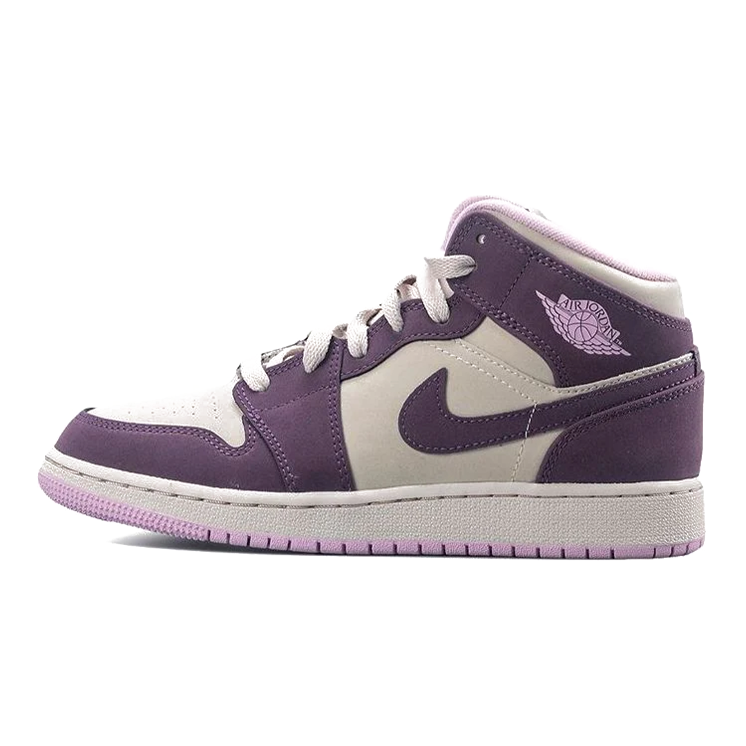 Air Jordan 1 mid Pro Purple Desert Sand