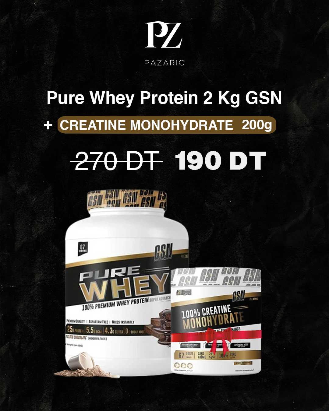 PACK PURE WHEY GSN