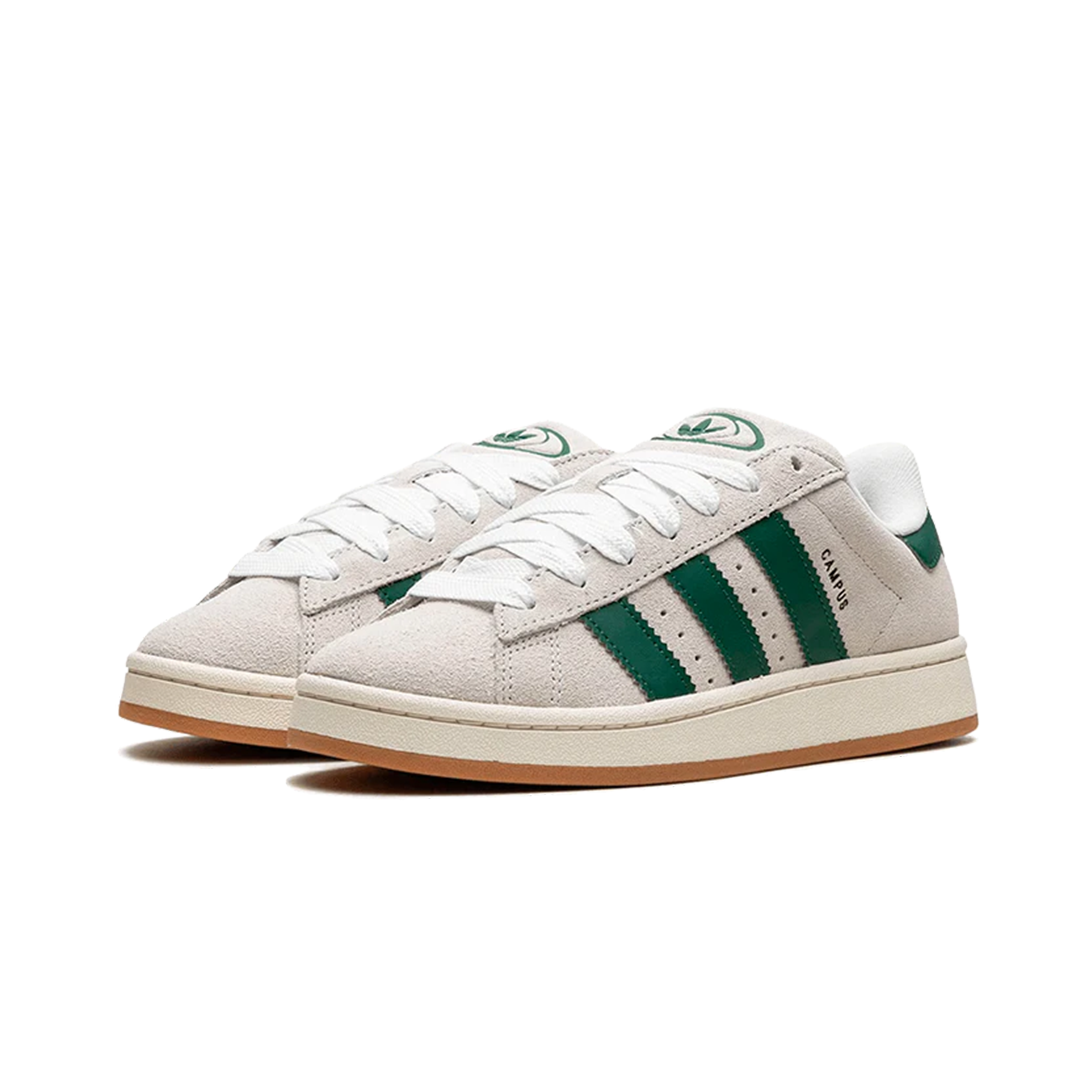 Adidas Campus 00s Crystal White Dark Green