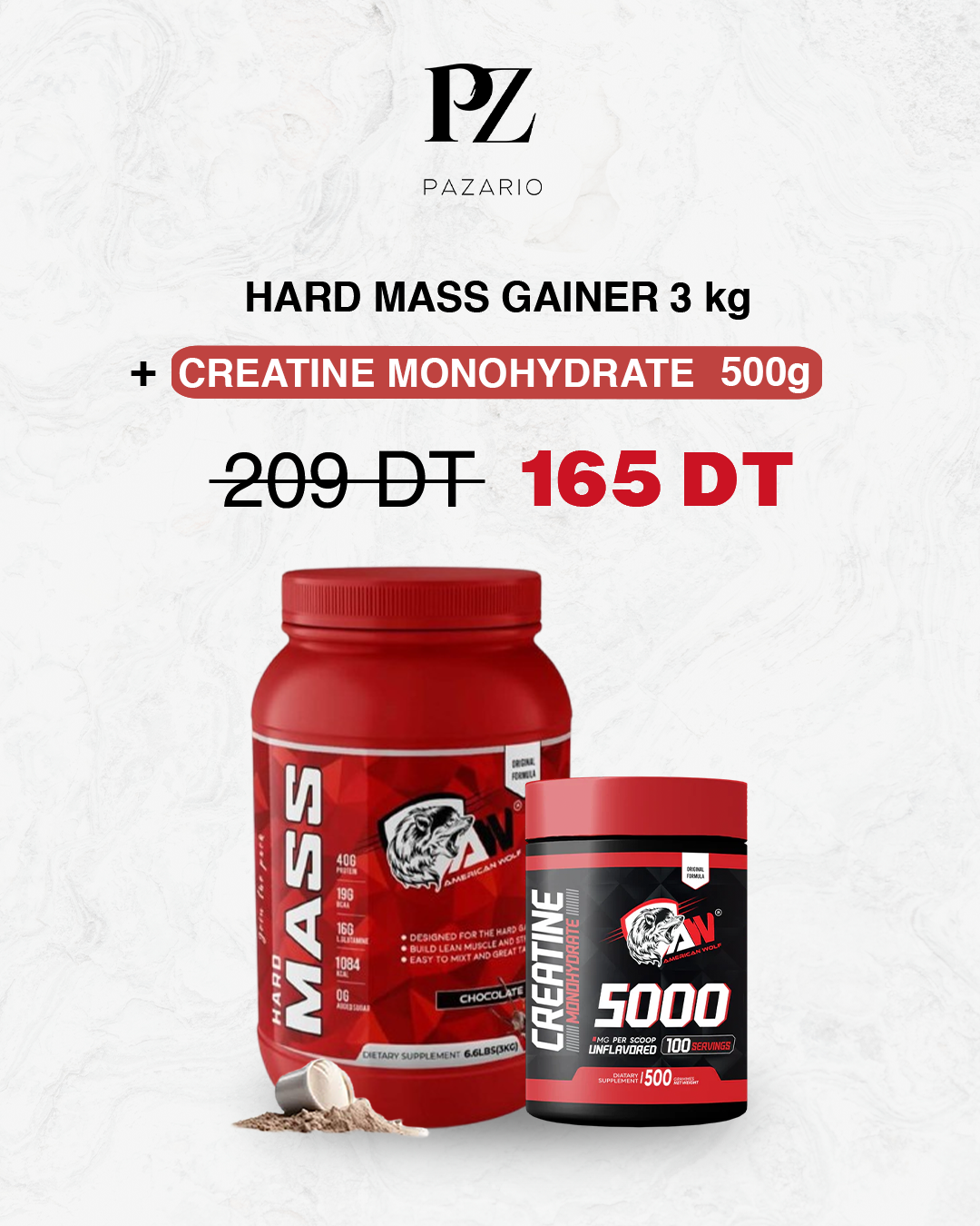 Pack Hard Mass American Wolf