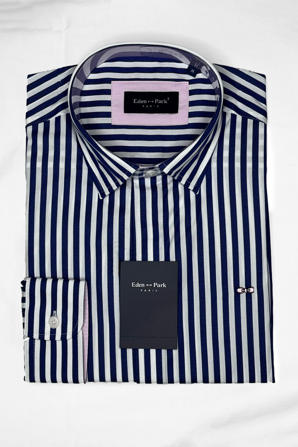 Eden Park Chemise à Rayures Bâtons Marine
