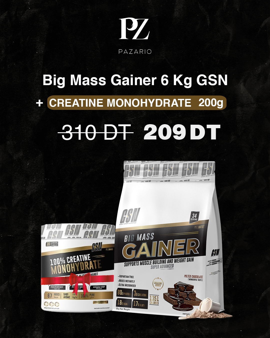 PACK BIG MASS GAINER GSN 6 KG