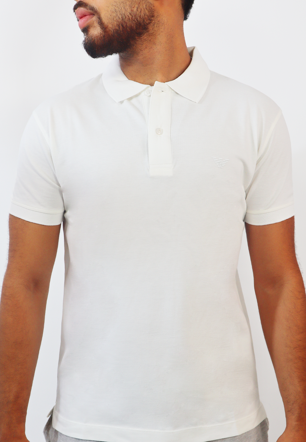 ARMANI Polo Blanc