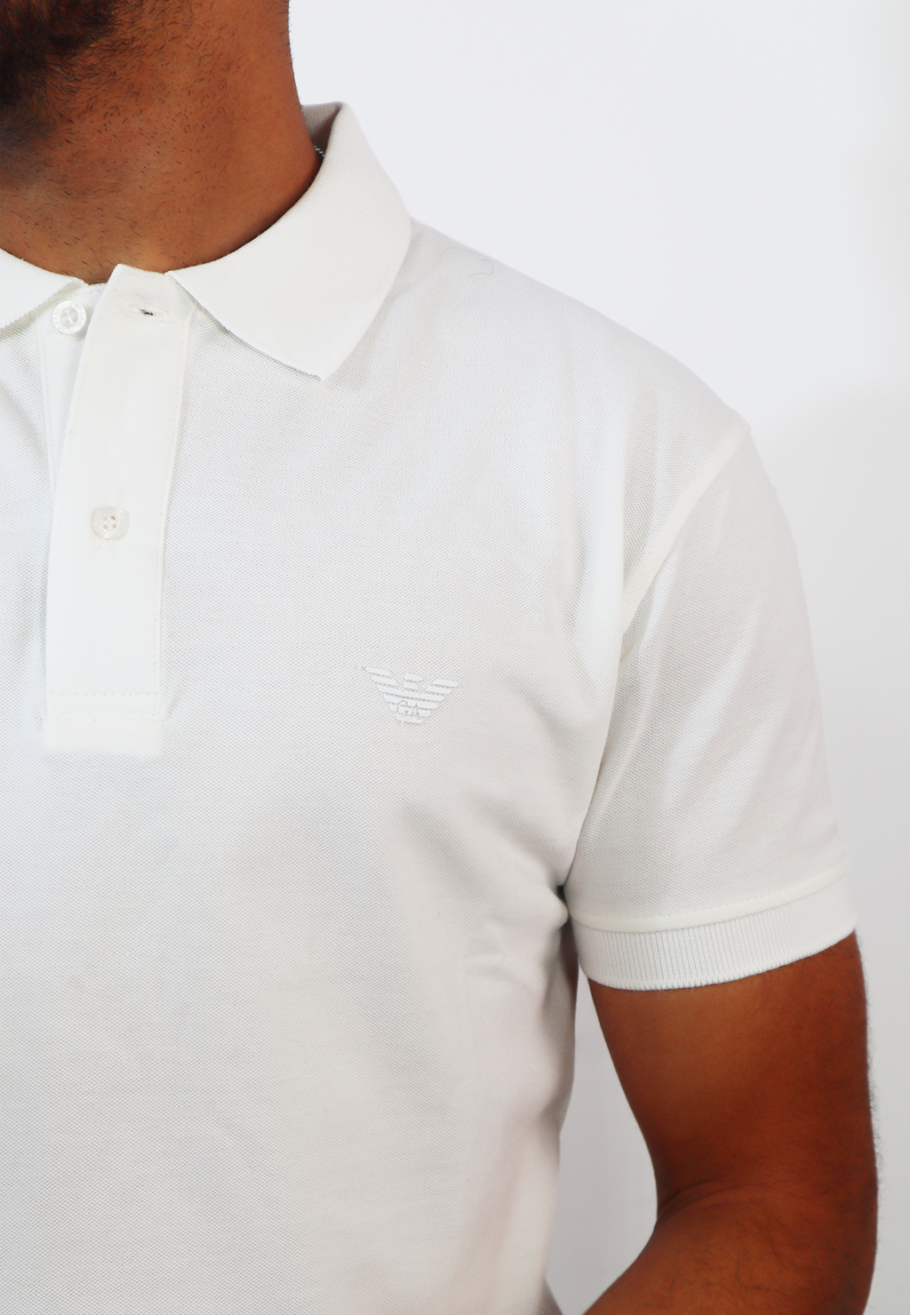 ARMANI Polo Blanc