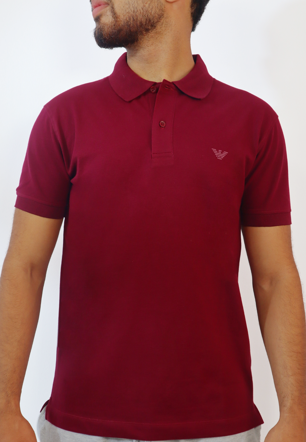 ARMANI Polo Bordeaux