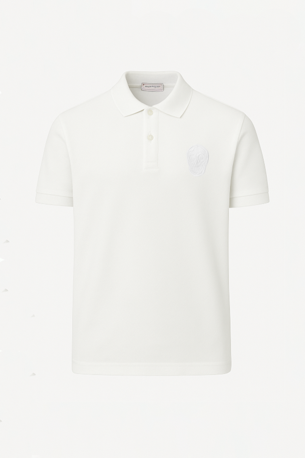 Alexander McQueen Polo Skull Blanc