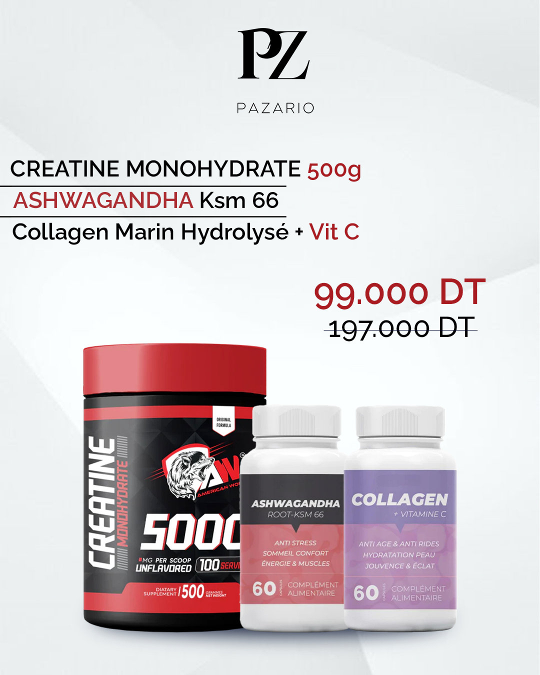 Pack Créatine 500 g