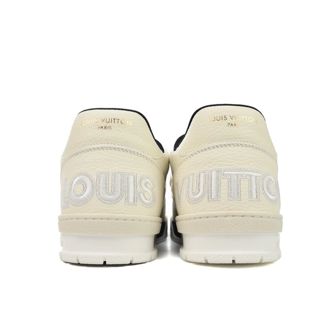 Louis Vuitton LV Trainer Monogram Flower Black Beige