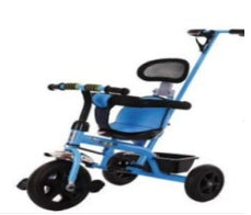 VELO POUSSETTE 3 ROUES ORANGE & BLEU