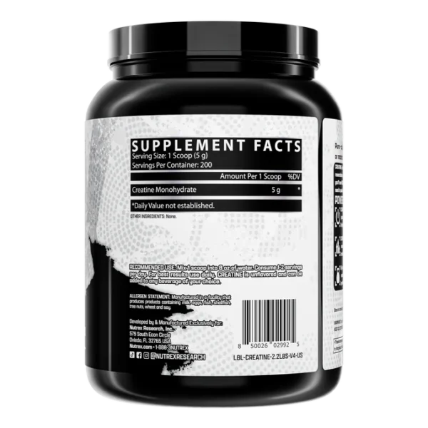 Creatine Monohydrate 1KG – NUTREX