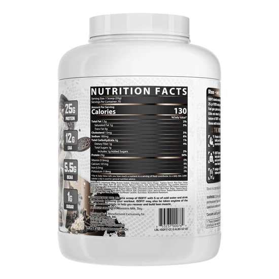 ISOFIT cookies cream – NUTREX – 2.45 KG