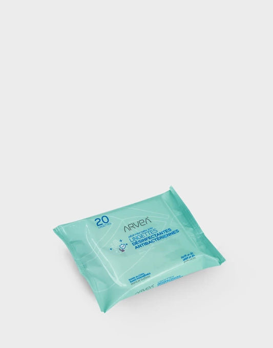 ( PM ) Lingettes Désinfectantes Antibactériennes Paquet de 20