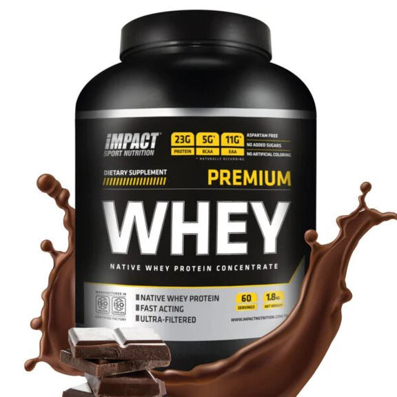 Whey Premium Pot de 1.8 kg Impact Nutrition