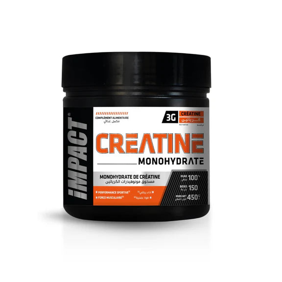 Creatine Monohydrate 450 G - 150 Servings - Impact Nutritio