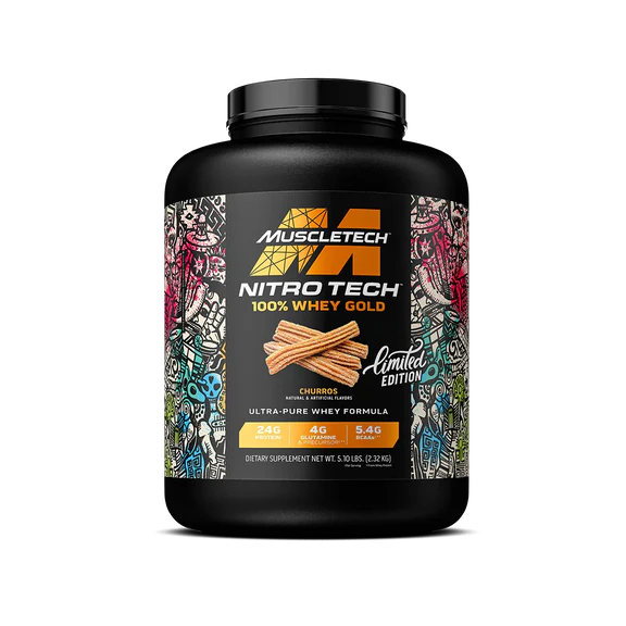 MUSCLETECH NITRO-TECH WHEY GOLD 5 LBS CHURROS