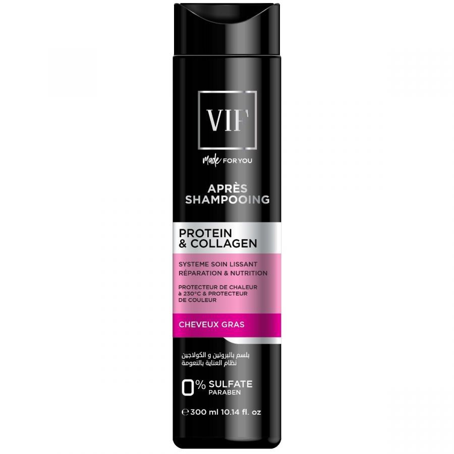 Apres Shampoing Protein&Collagen Cheveux Gras 300 ml
