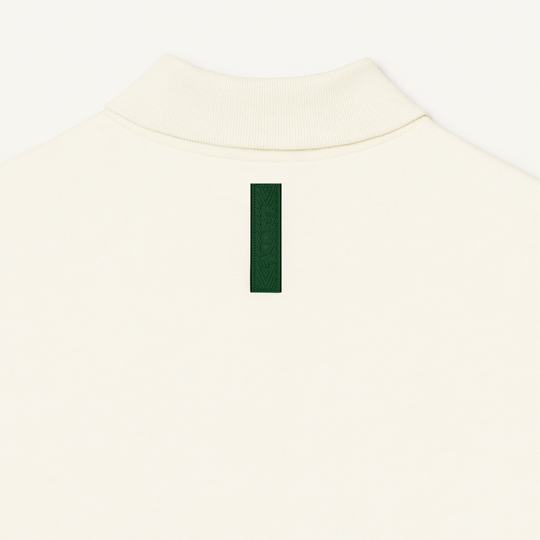 Lacoste Polo Smart Paris en coton stretch - Blanc Cassé