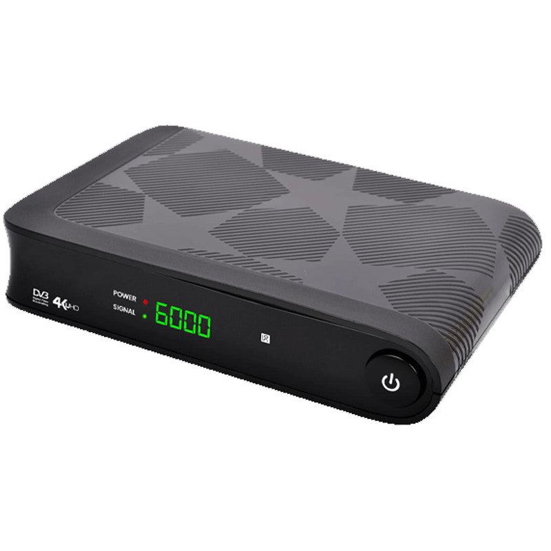 Récepteur ALPHASAT-4K Ultra HD 4K / NOIR + 6 ABONNEMENTS