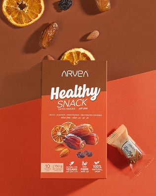 healthy snack (Dattes-Amandes -raisins secs-oranges déshydratés)