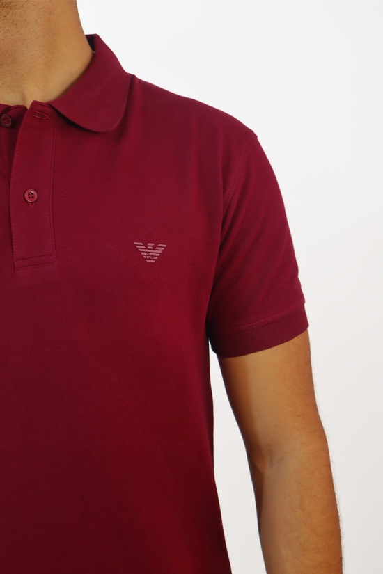 ARMANI Polo Bordeaux