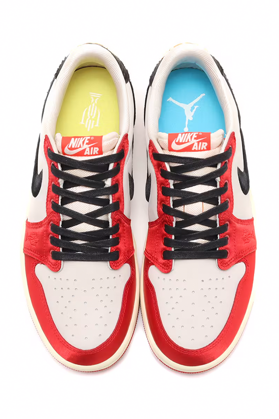 Nike Air Jordan 1 Low OG x Trophy Room 'Sail and Varsity Red'