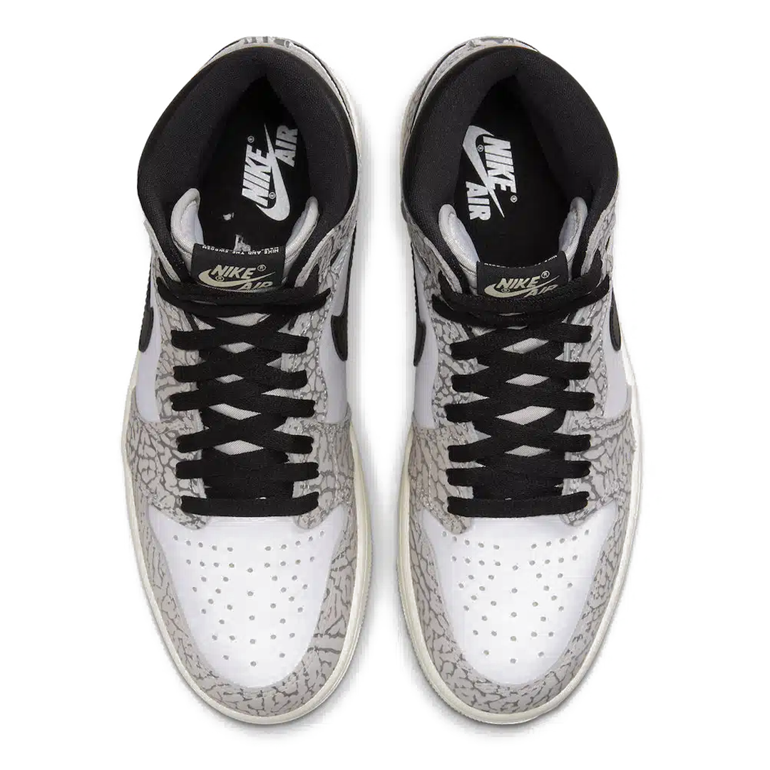 Air Jordan 1 Retro High OG Ciment Blanc