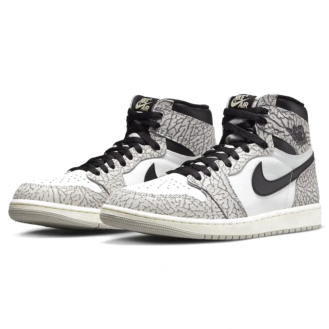 Air Jordan 1 Retro High OG Ciment Blanc