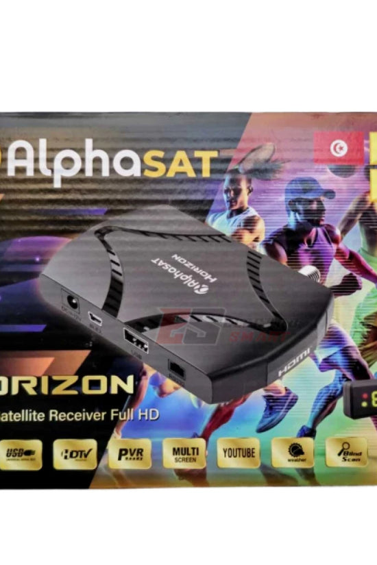 Récepteur Alphasat Horizon + 4 Abonnements de 24 Mois