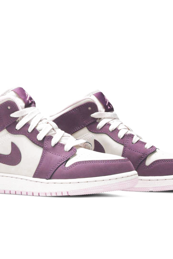Air Jordan 1 mid Pro Purple Desert Sand