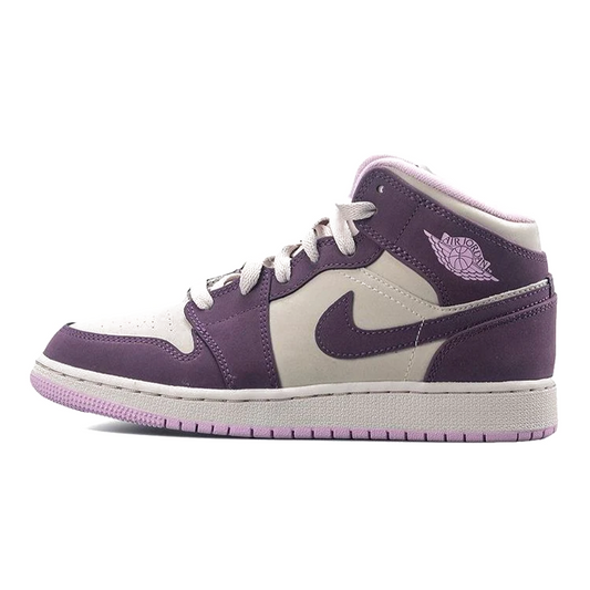 Air Jordan 1 mid Pro Purple Desert Sand