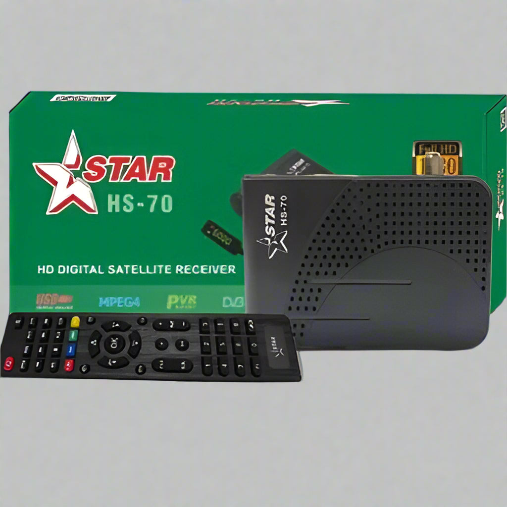 RÉCEPTEUR STARSAT STAR-HS70 + 6 ABONNEMENTS