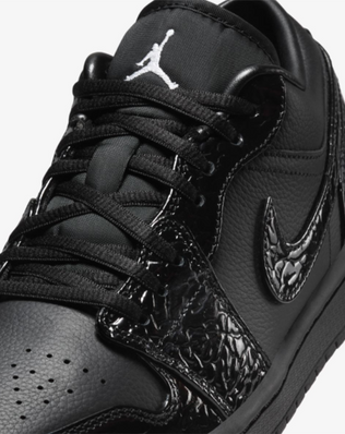 Nike Air Jordan 1 Low SE "Black Croc"