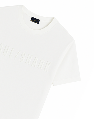 Paul & Shark T-shirt à logo brodé - Blanc