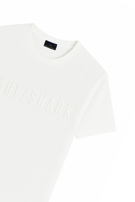 Paul & Shark T-shirt à logo brodé - Blanc