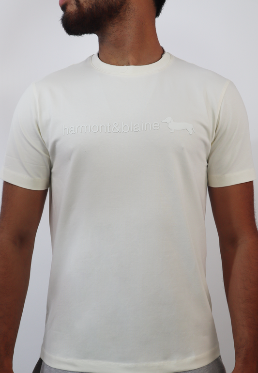 Harmont & Blaine - T-shirt basique - Vanille
