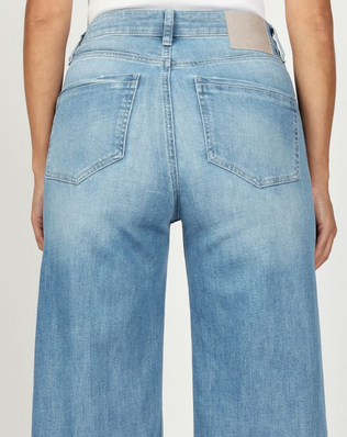 Jeans à Revers Larges