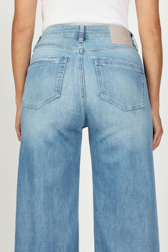 Jeans à Revers Larges