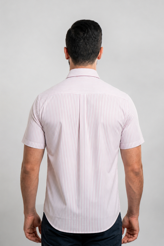Gant Chemise Demi Manches à Rayures  Casual Fit