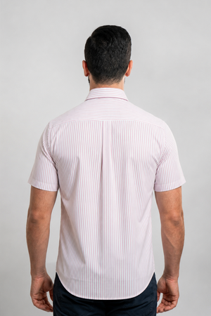 Gant Chemise Demi Manches à Rayures  Casual Fit