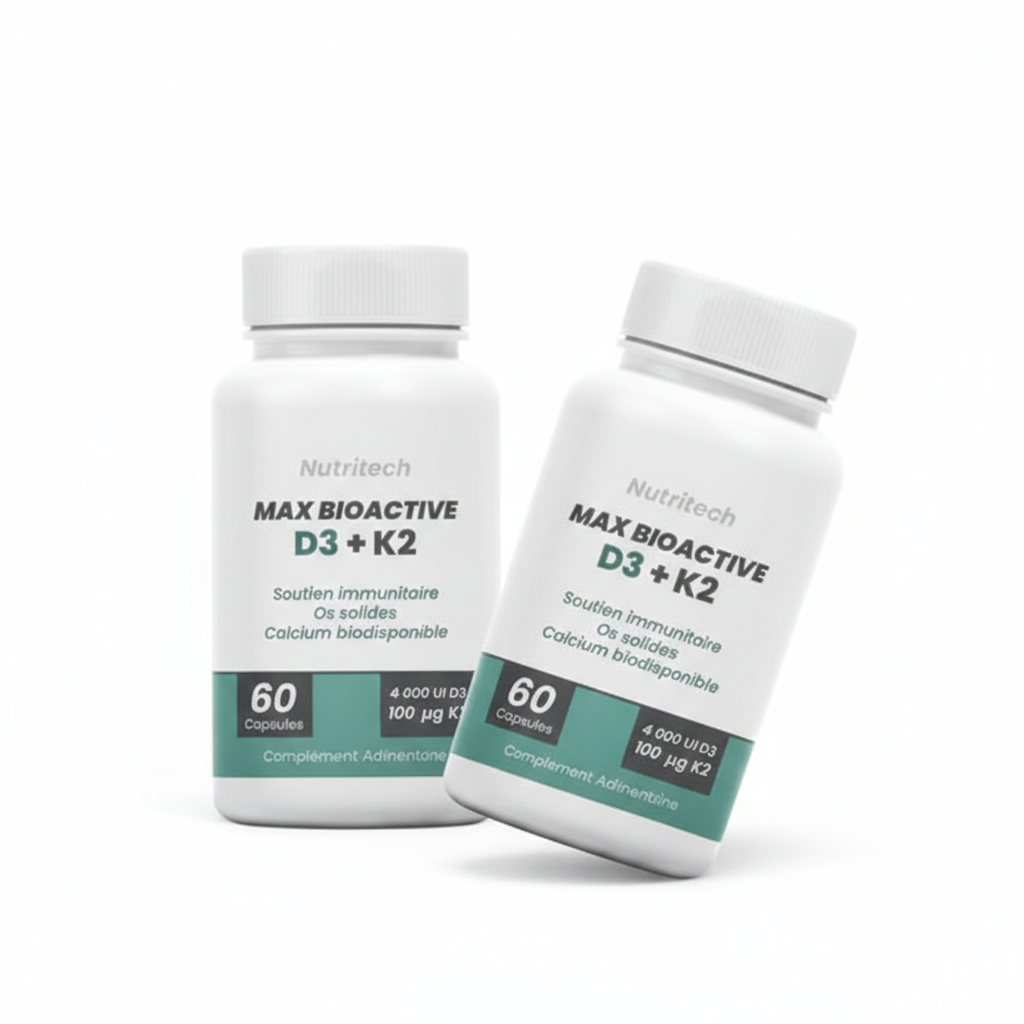 Pack Max BioActive D3 + K2  60 Gélules