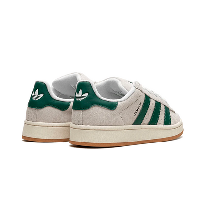 Adidas Campus 00s Crystal White Dark Green