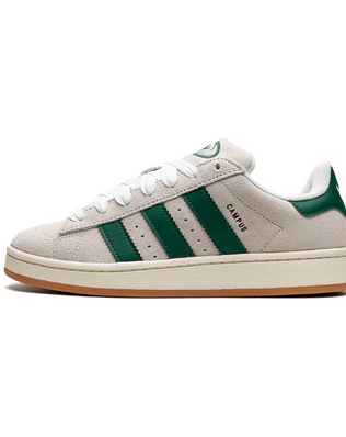Adidas Campus 00s Crystal White Dark Green