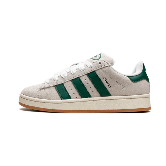 Adidas Campus 00s Crystal White Dark Green
