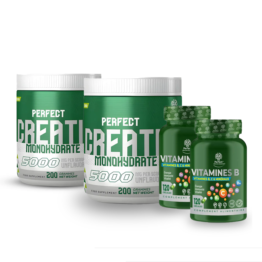 Pack Créatine Perfect + 2 Vitamine B