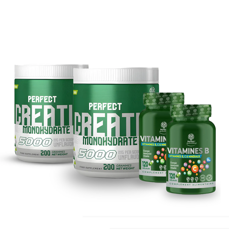 Pack Créatine Perfect + 2 Vitamine B